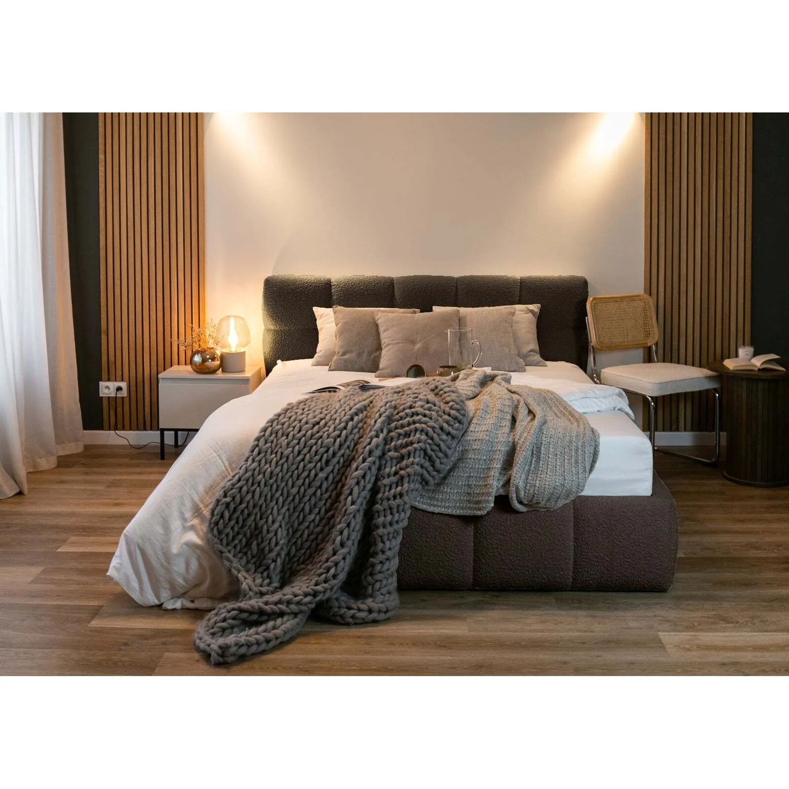 Lova Cloudy, ruda, 160x200 cm - Image 2