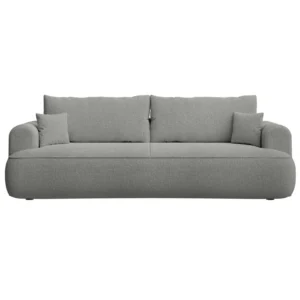 Trivietė sofa-lova Ovo, pilka