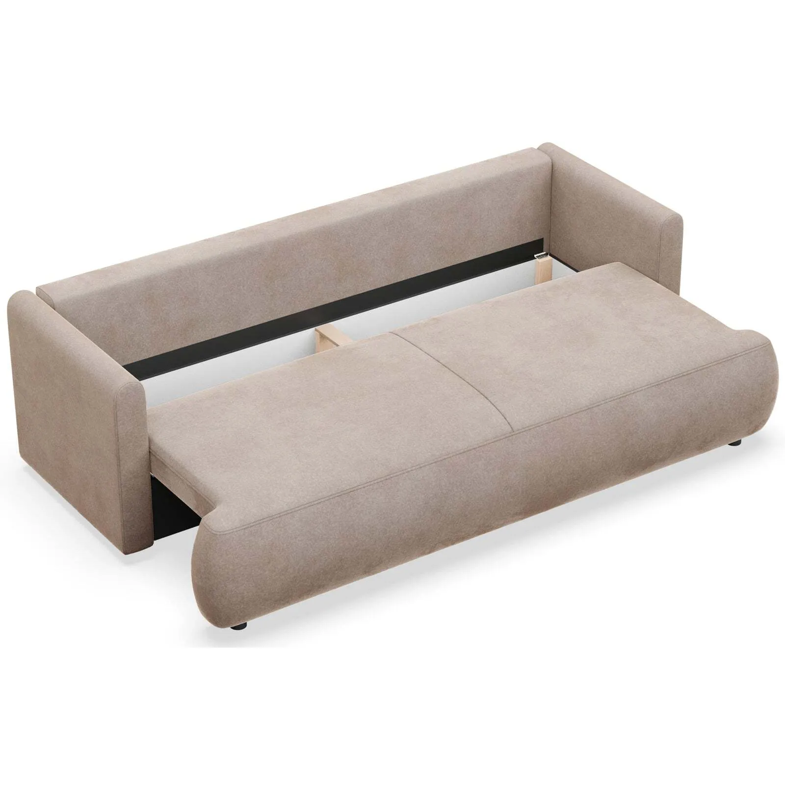 Trivietė sofa Ovo mini, smėlinė - Image 4