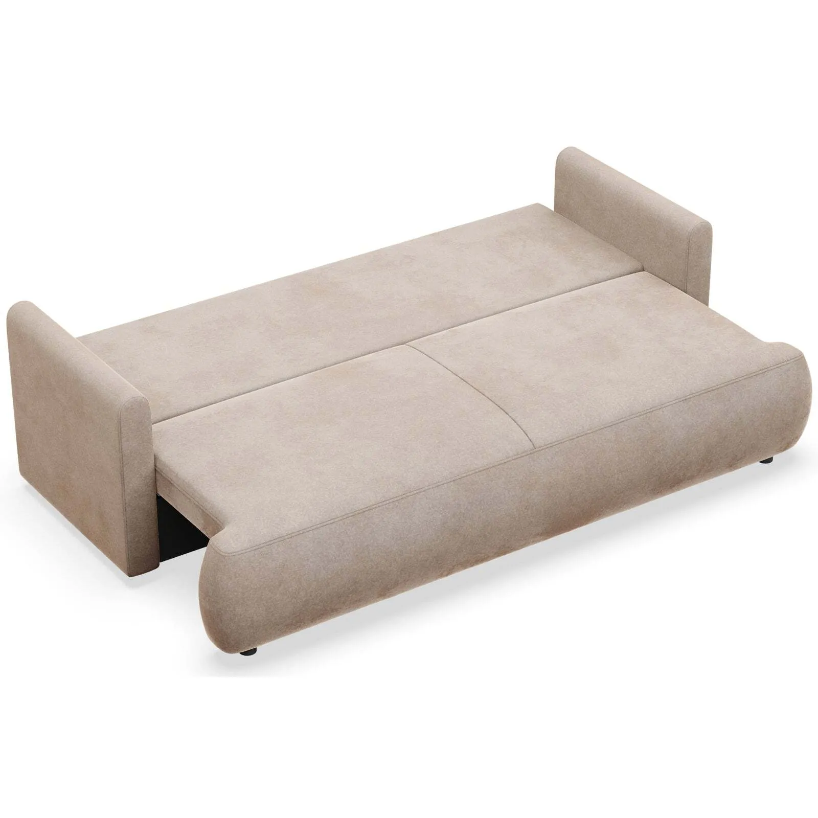 Trivietė sofa Ovo mini, smėlinė - Image 3