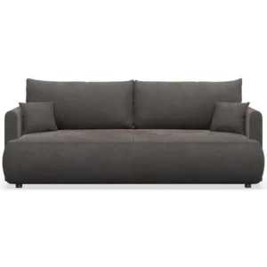 Trivietė sofa Ovo mini, tamsiai pilka