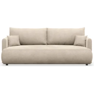 Trivietė sofa Ovo mini, šviesiai smėlinė