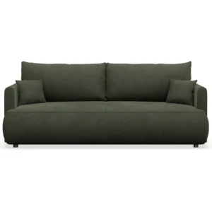Trivietė sofa Ovo mini, alyvuogių spalvos