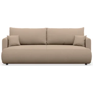 Trivietė sofa Ovo mini, smėlinė