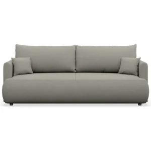 Trivietė sofa Ovo mini, šviesiai pilka