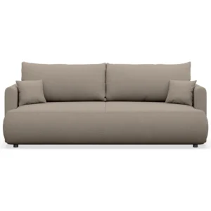 Trivietė sofa Ovo mini, pilkai smėlinė