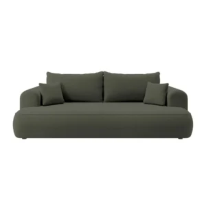 Trivietė sofa Ovo, alyvuogių spalvos