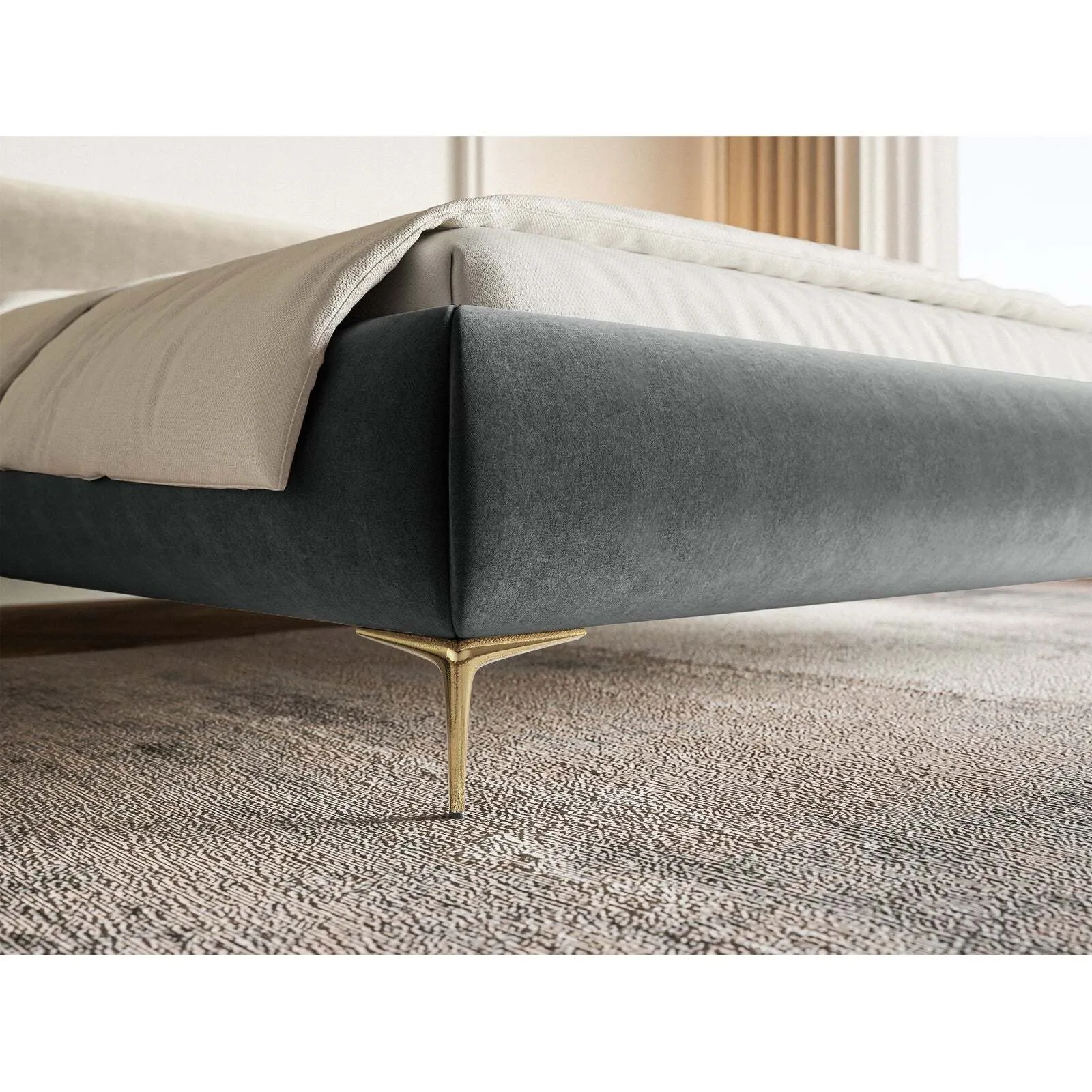 Lova Roule, pilka, 140x200 cm - Image 4
