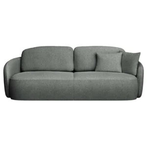 Trivietė išskleidžiama sofa Savoy, tamsiai pilka