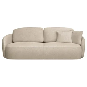 Trivietė išskleidžiama sofa Savoy, smėlinė