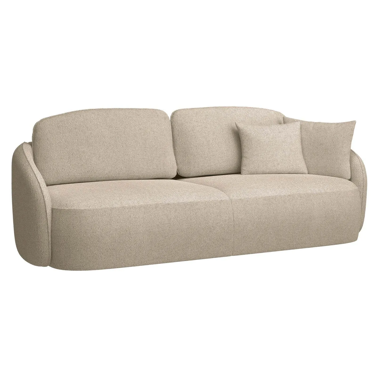 Trivietė išskleidžiama sofa Savoy, smėlinė - Image 4