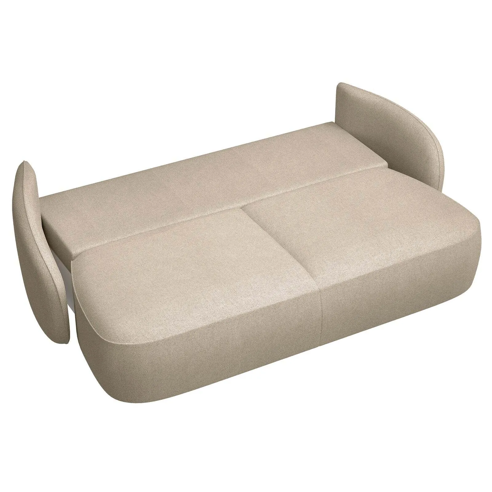 Trivietė išskleidžiama sofa Savoy, smėlinė - Image 6