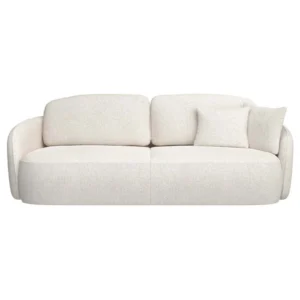 Trivietė išskleidžiama sofa Savoy, kreminė