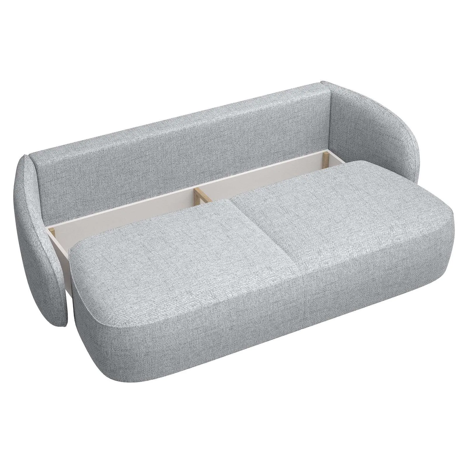 Trivietė sofa Savoy, šviesiai pilka - Image 7