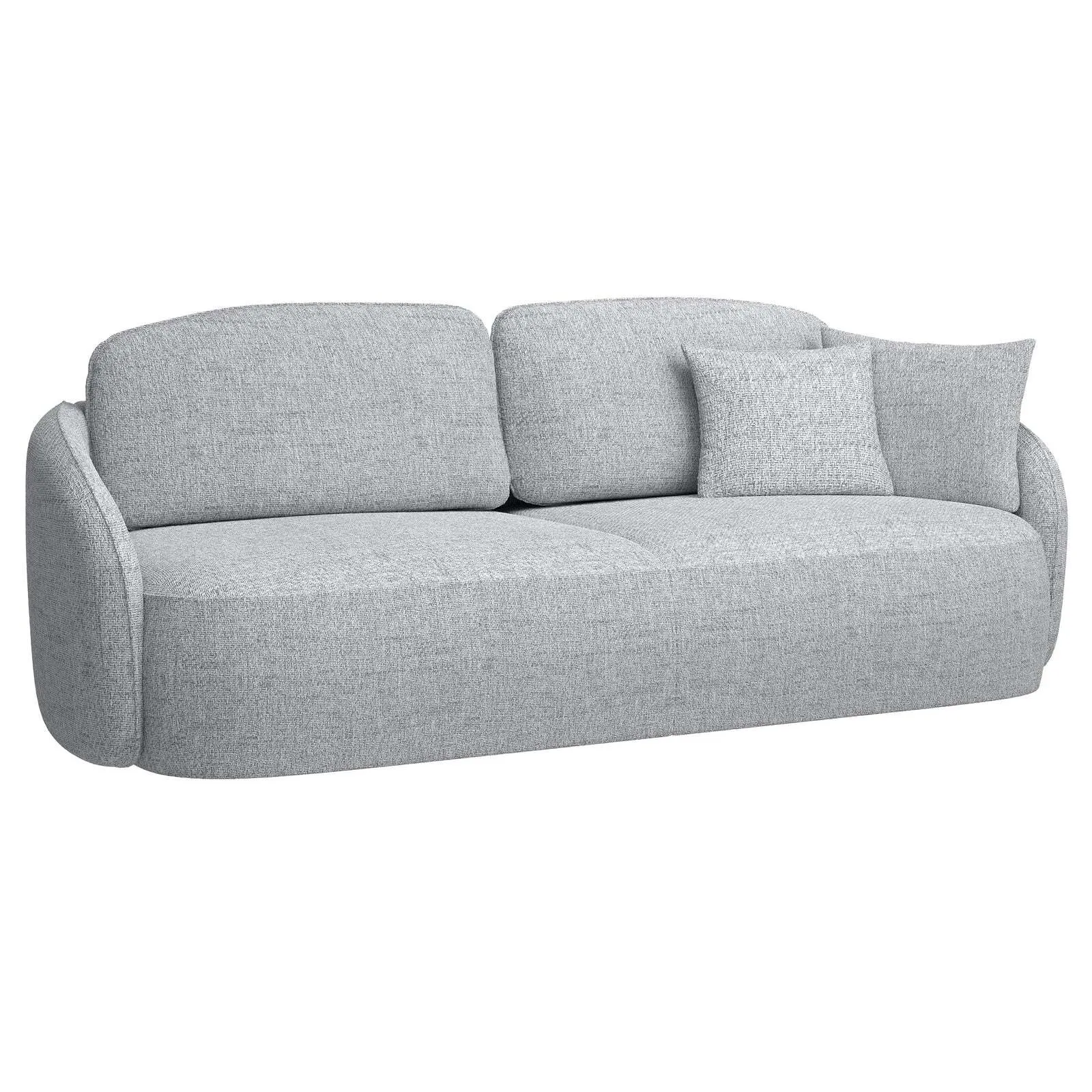 Trivietė sofa Savoy, šviesiai pilka - Image 4