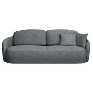 Trivietė sofa Savoy, tamsiai pilka