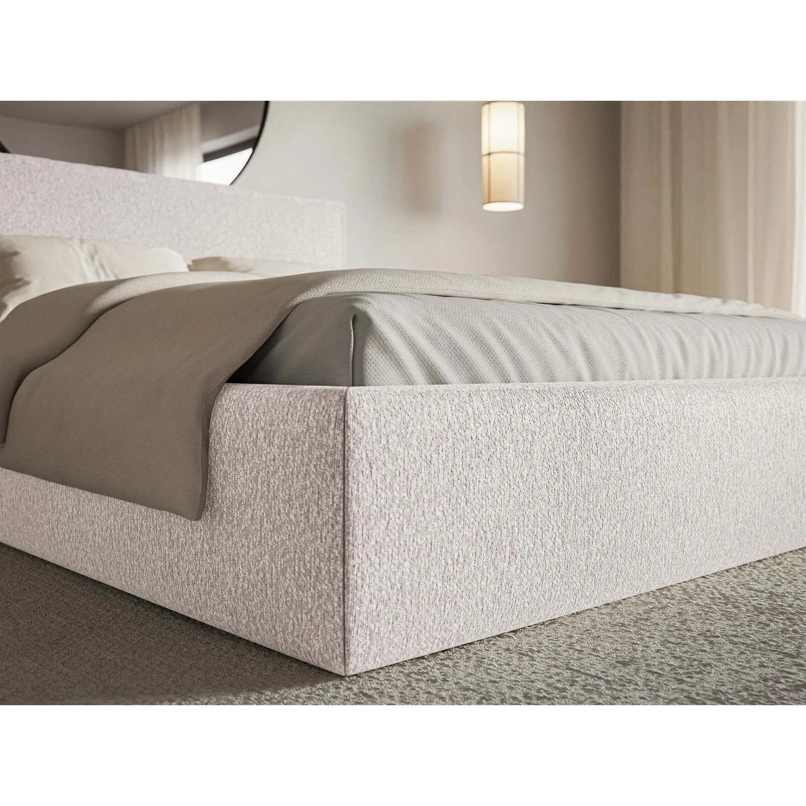 Lova Softie Slim, smėlinė, 200x200 cm - Image 5