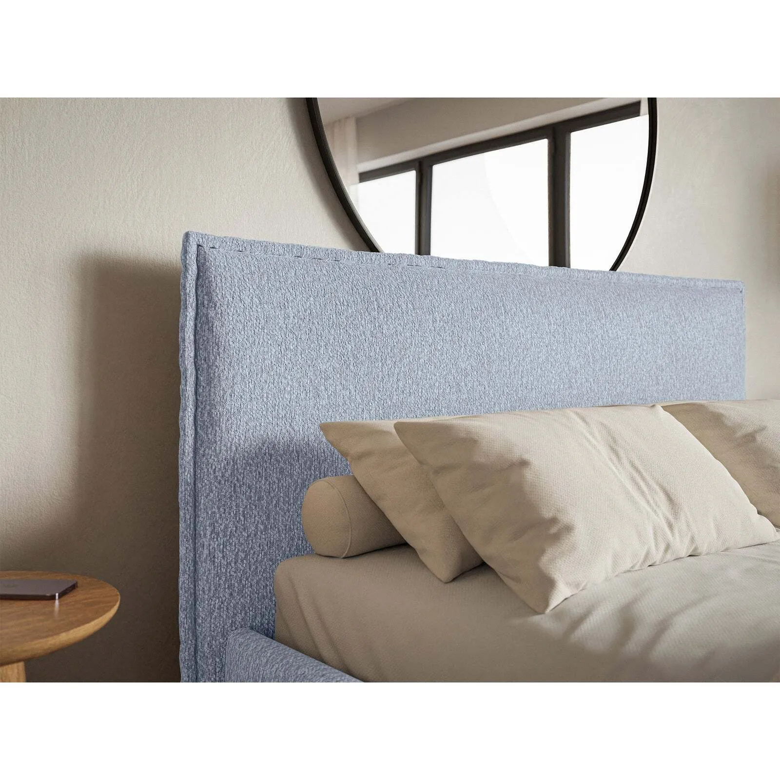 Lova Softie Slim, mėlyna, 160x200 cm - Image 4