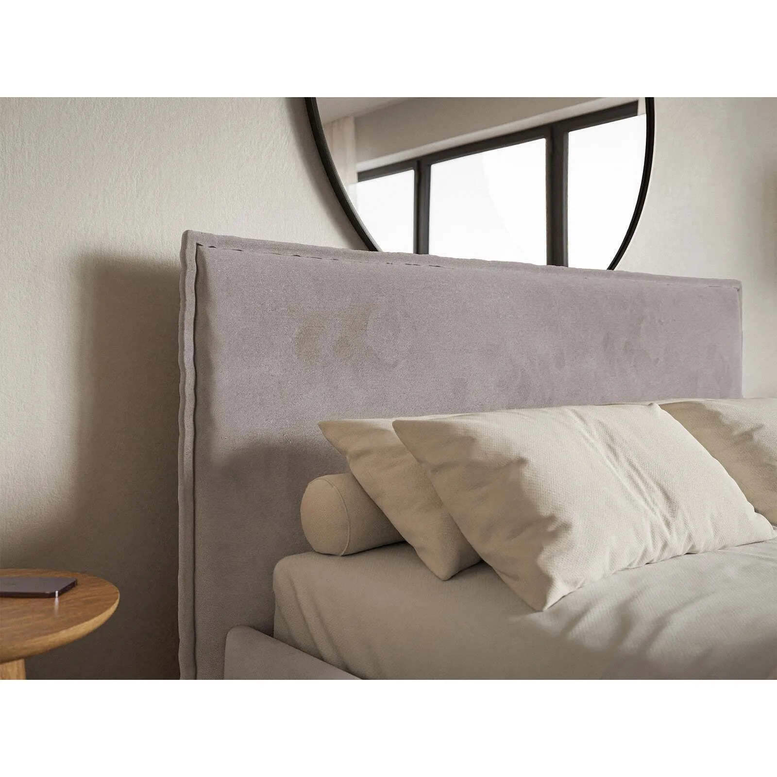 Lova Softie Slim, pilkai ruda, 140x200 cm - Image 4