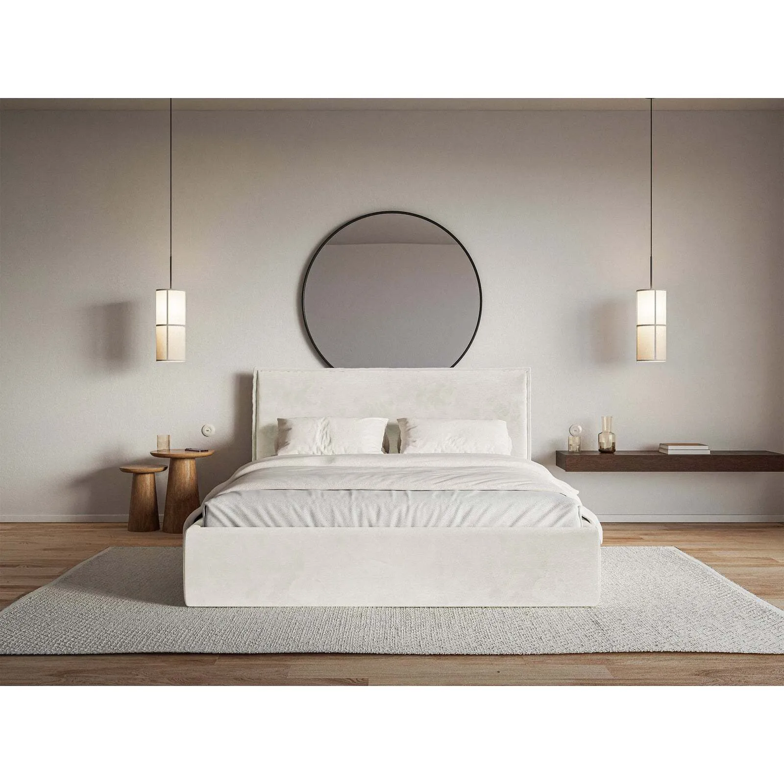 Lova Softie, pilkai smėlinė, 200x200 cm - Image 3