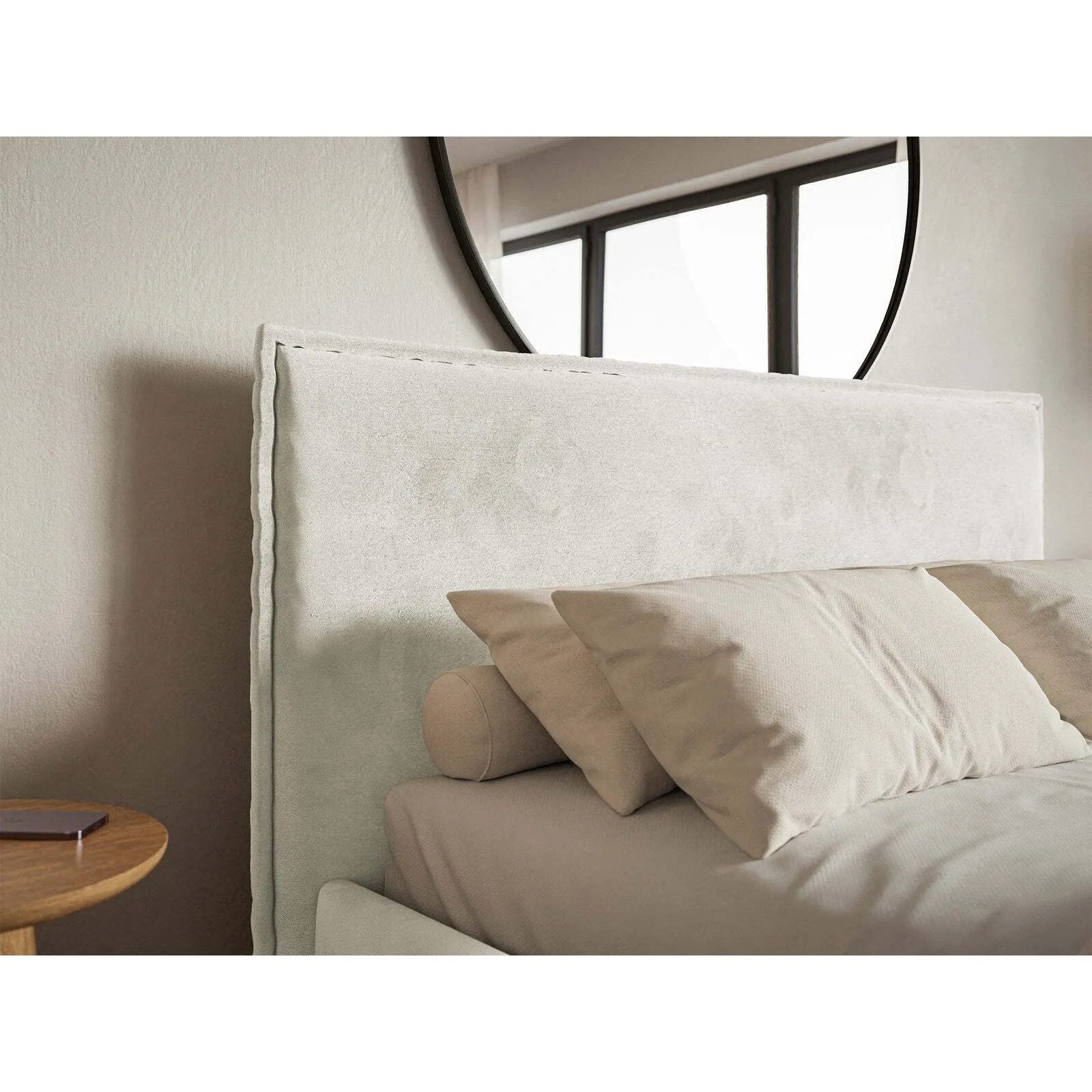 Lova Softie, pilkai smėlinė, 200x200 cm - Image 4