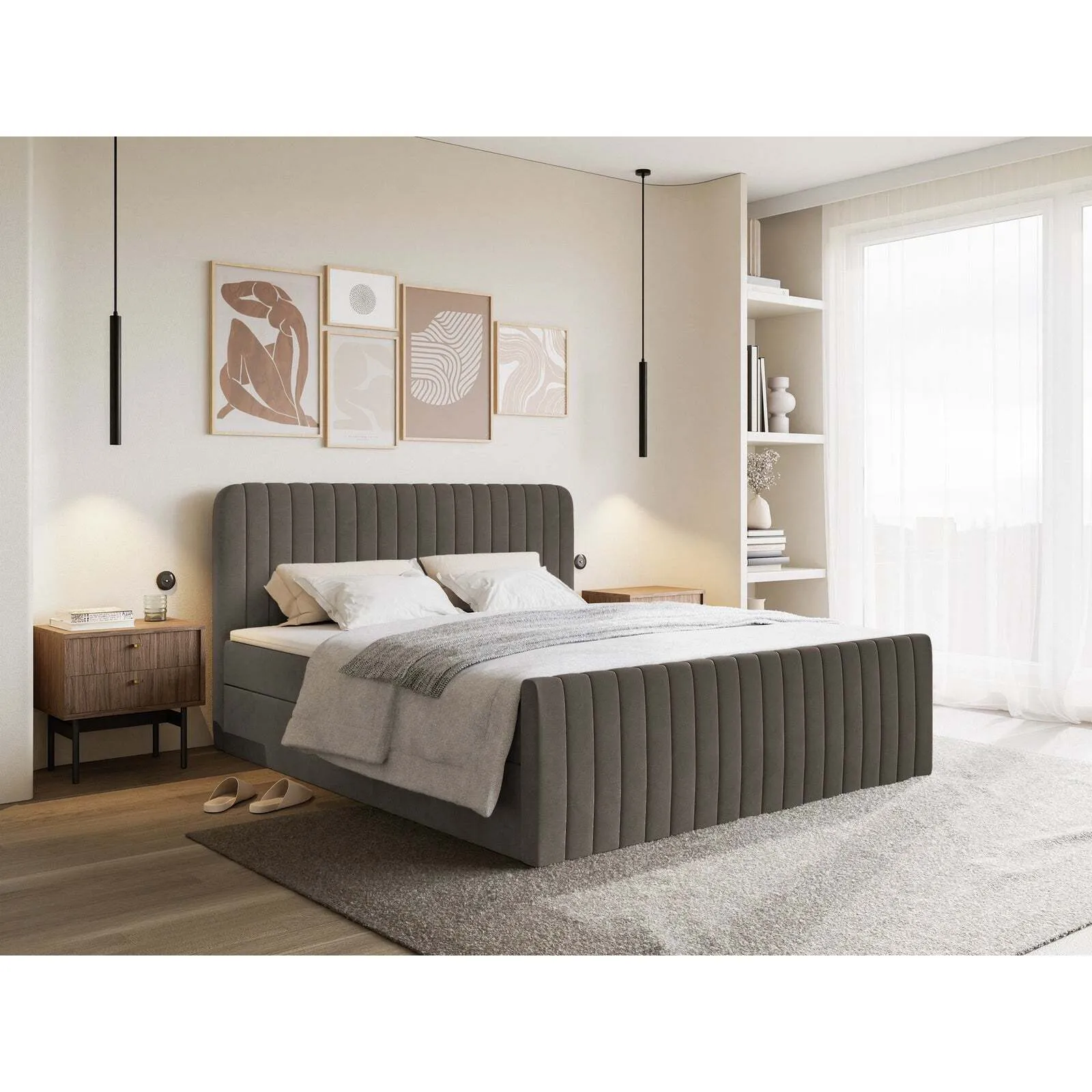 Lova Saliano, ruda, 140x200 cm - Image 2