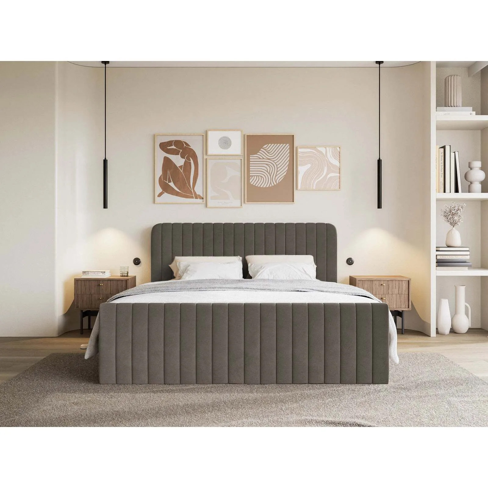 Lova Saliano, ruda, 180x200 cm - Image 3