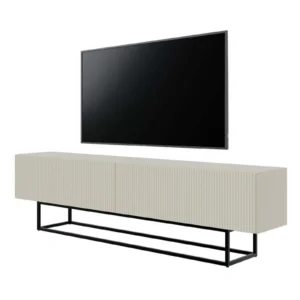 TV spintelė Veldio, pilkai smėlinė