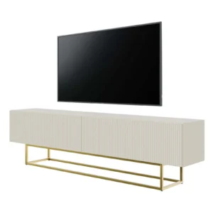 TV spintelė Veldio, pilkai smėlinė
