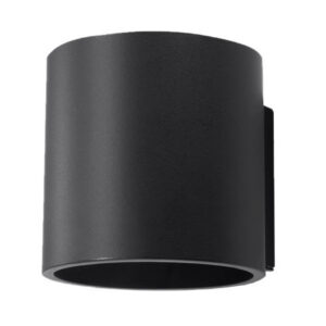 Sieninis šviestuvas ORBIS 1 juodas