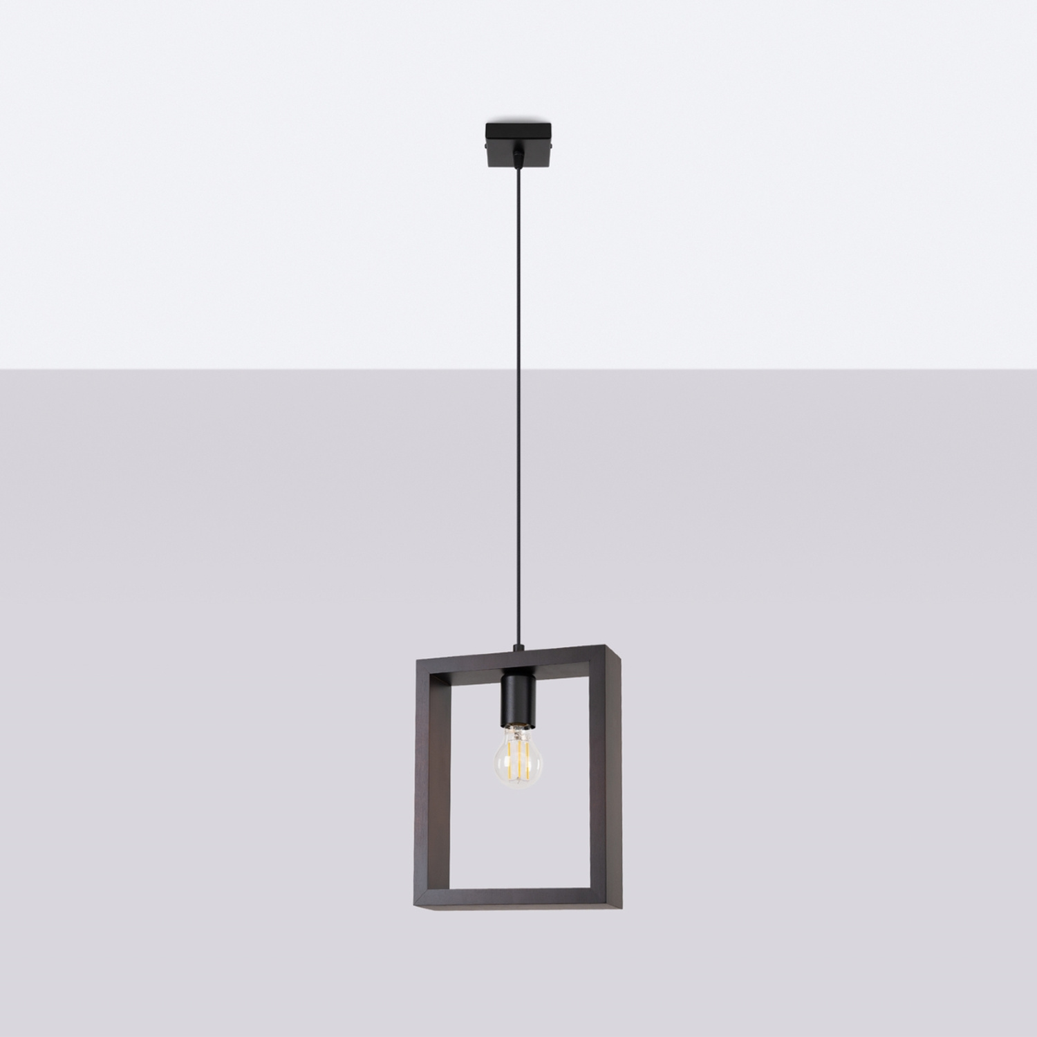 Pakabinamas šviestuvas ARIES wenge - Image 2