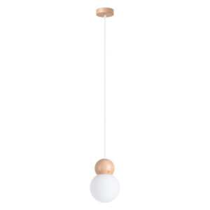 Lempos pakabukas PEKKA 1 blanc/bois naturel