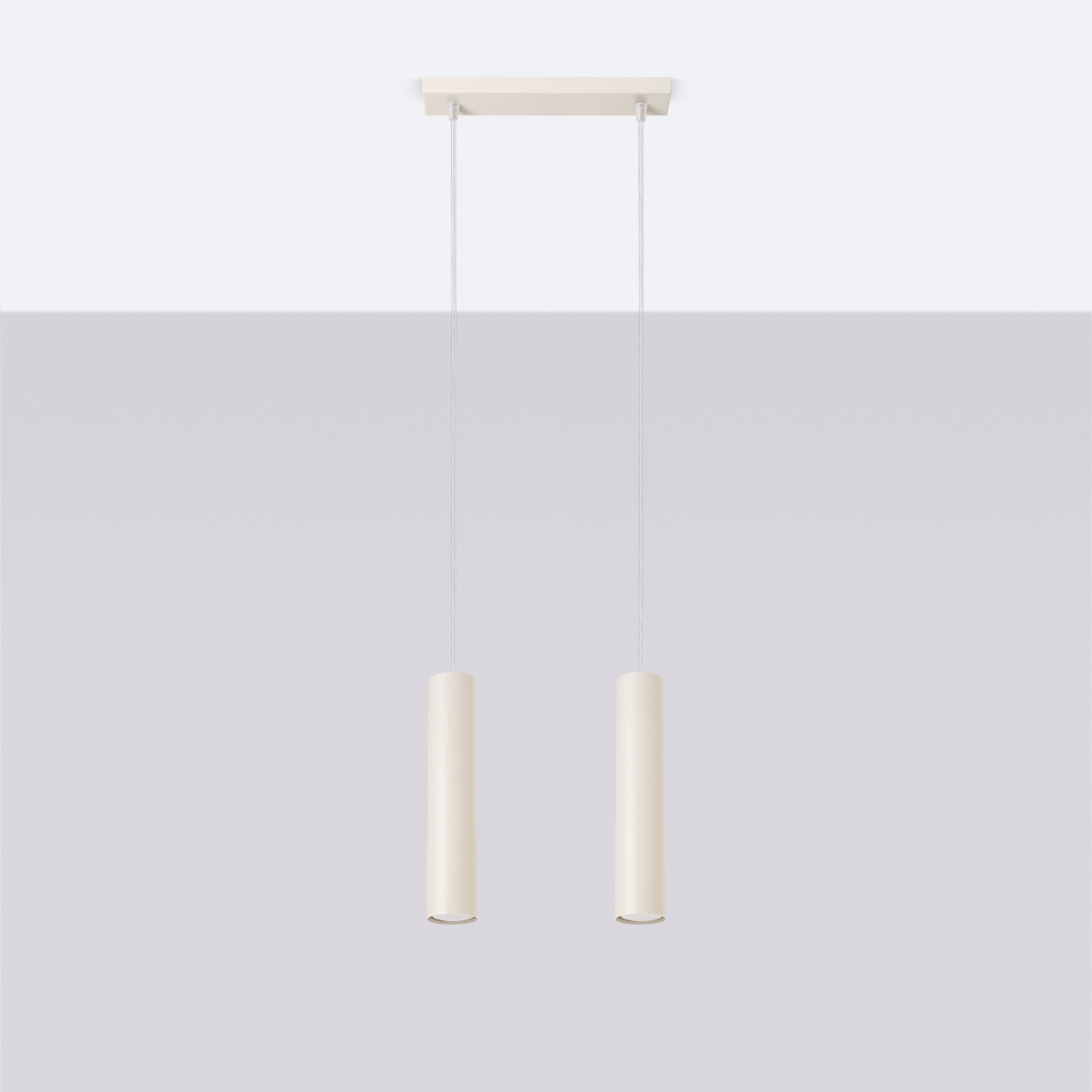 Pakabinamas šviestuvas LAGOS 2 beige - Image 2