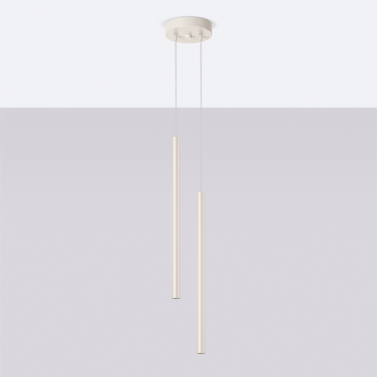 Pakabinamas šviestuvas PASTELO 2 beige - Image 2