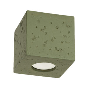 Lubinis šviestuvas QUAD concrete olive green