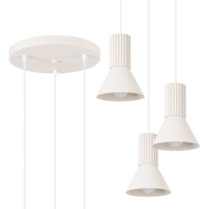 Pakabinamas šviestuvas ESTRIA 3P beige